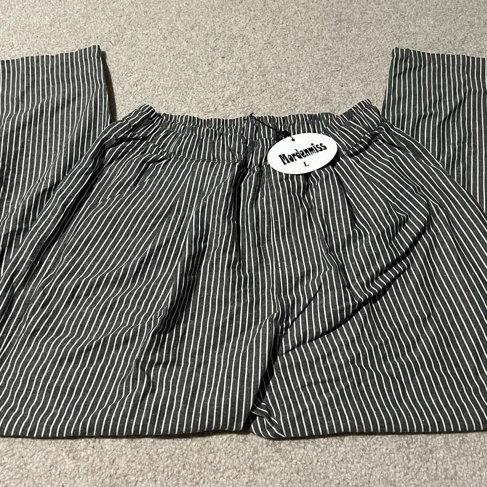 Mordenmiss stripped pants
